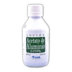 Acetato de aluminio 0,059% loción 120 mL Licol