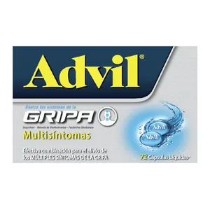 Advil Gripa multisíntomas cápsulas líquidas Haleon - Caja x 72