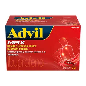 Advil Max cápsulas líquidas Haleon - Caja x 72
