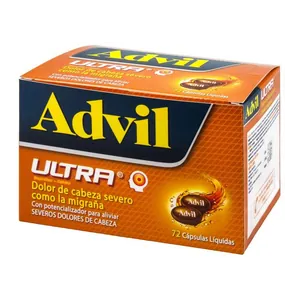 Advil Ultra cápsulas líquidas Haleon - Caja x 72