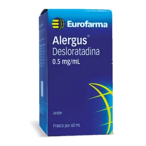 Alergus desloratadina 0,5 mg/mL jarabe 60 mL Eurofarma