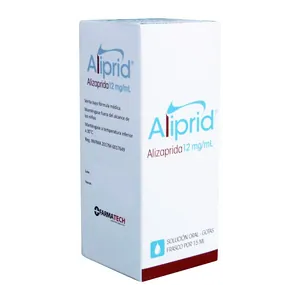 Aliprid alizaprida 12 mg/mL solución oral gotas 15 mL Farmatech