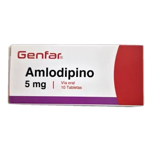 Amlodipino 5 mg tabletas Genfar