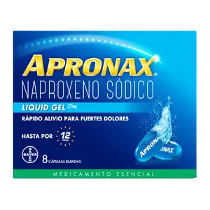 Apronax Liquid Gel naproxeno sódico 275 mg cápsulas blandas Bayer