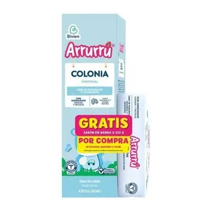 Arrurrú colonia original niño 120 mL + jabón gratis