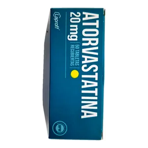 Atorvastatina 20 mg tabletas recubiertas Laproff - Caja x 50