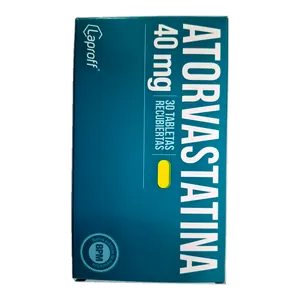 Atorvastatina 40 mg tabletas recubiertas Laproff - Caja x 30
