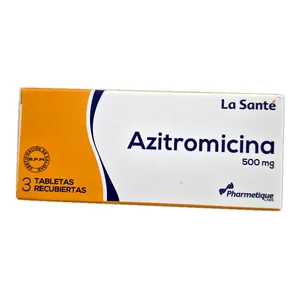 Azitromicina 500 mg tabletas recubiertas La Santé