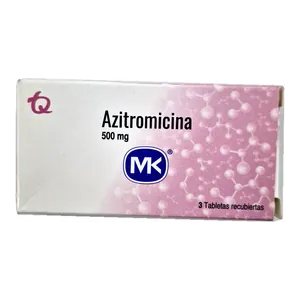Azitromicina 500 mg tabletas recubiertas MK