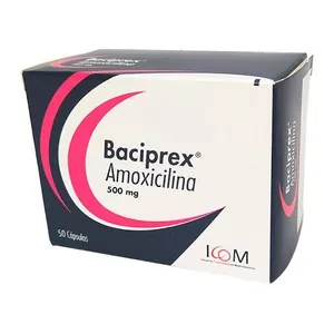 Baciprex amoxicilina 500 mg cápsulas - Caja x 50