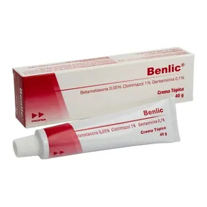 Benlic betametasona + clotrimazol + gentamicina crema tópica 40 g Profma