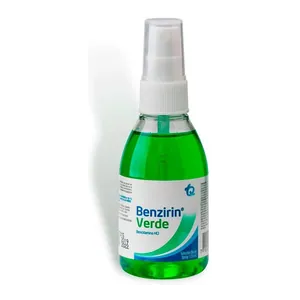 Benzirin Verde bencidamina spray Tecnoquímicas