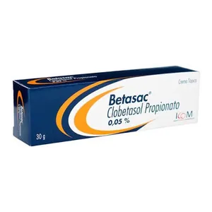 Betasac clobetasol propionato 0,05% crema tópica 30 g