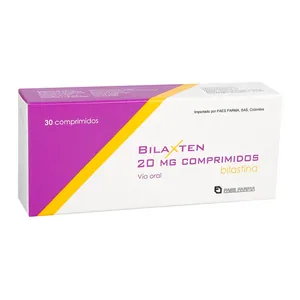 Bilaxten bilastina 20 mg comprimidos Faes Farma - Caja x 30