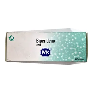 Biperideno 2 mg tabletas MK - Caja x 90