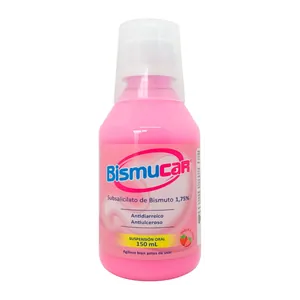 Bismucar subsalicilato de bismuto suspensión oral 150 mL