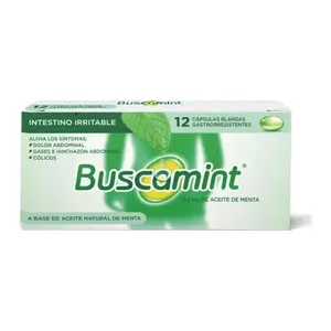 Buscamint aceite de menta cápsulas blandas Sanofi
