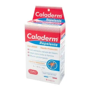 Caladerm repelente sobres - Caja x 6