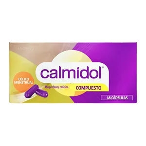 Calmidol compuesto ibuprofeno + cafeína cápsulas Sanofi - Sobre x 12