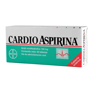 Cardioaspirina 100 mg tabletas Bayer