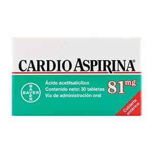 Cardioaspirina 81 mg tabletas Bayer