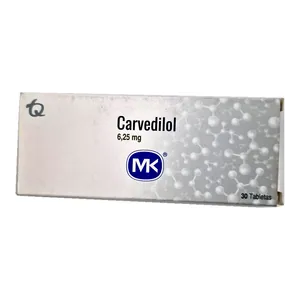 Carvedilol 6,25 mg tabletas MK