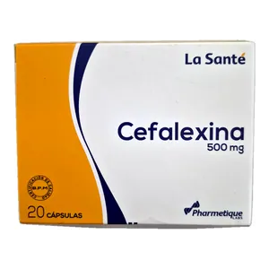 Cefalexina 500 mg cápsulas La Santé - Caja x 20