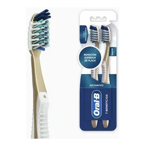Cepillo dental Oral-B Advanced 7 beneficios x2