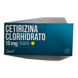 Cetirizina clorhidrato 10 mg tabletas recubiertas Laproff - Caja x 400