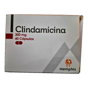 Clindamicina 300 mg cápsulas Memphis - Caja x 40