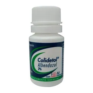Colidetol albendazol 2% suspensión