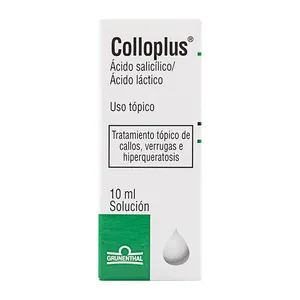 Colloplus ácido salicílico + ácido láctico solución tópica 10 mL Grünenthal