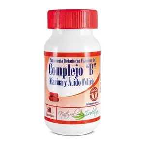 Complejo B niacina y ácido fólico cápsulas x50