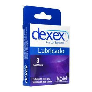 Condones Dexex Lubricado x3