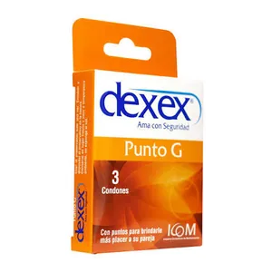Condones Dexex Punto G x3