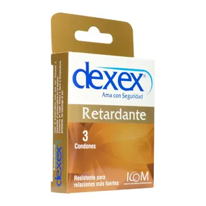 Condones Dexex Retardante x3