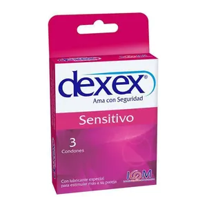 Condones Dexex Sensitivo x3