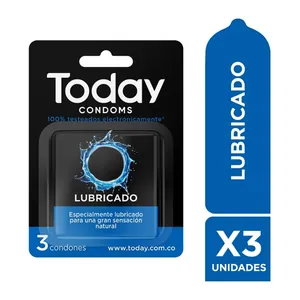 Condones Today Lubricado x3