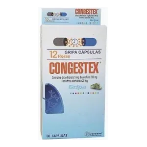 Congestex gripa cápsulas - Caja x 60