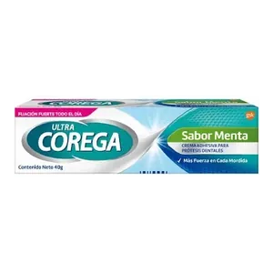 Corega Ultra crema adhesiva para prótesis sabor menta 40 g