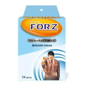 Crema Forz con salicilato de metilo sobres - Caja x 24