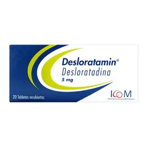 Desloratamin desloratadina 5 mg tabletas recubiertas - Caja x 20