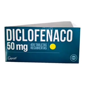 Diclofenaco 50 mg tabletas recubiertas Laproff - Sobre x 10