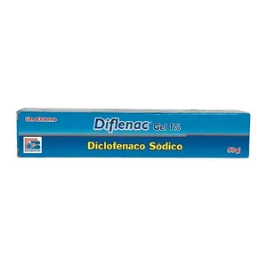 Diflenac diclofenaco sódico gel 1% 50 g Bioquifar