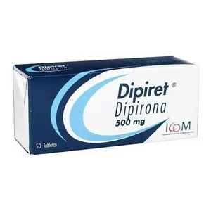 Dipiret dipirona 500 mg tabletas - Sobre x 10