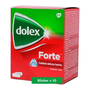 Dolex Forte tabletas GSK - Sobre x 10