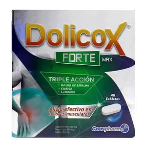 Dolicox Forte Max tabletas Coaspharma - Sobre x 6