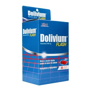 Dolivium Flash ibuprofeno 400 mg cápsulas blandas - Sobre x 3