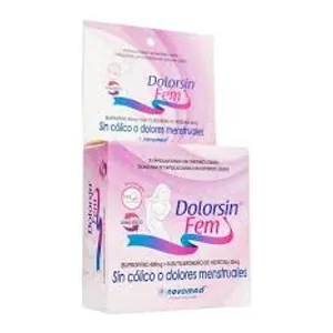 Dolorsin Fem cápsulas Novamed - Caja x 36