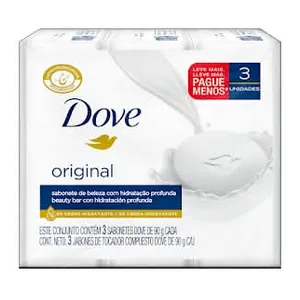 Dove jabón original pack x3 90 g - Caja x 3